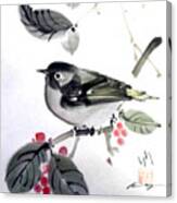 Little Bird Visiting Your Yard Canvas Print
