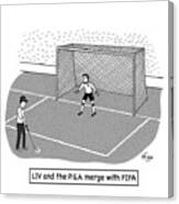 Liv And The P.g.a. Merge With Fifa Canvas Print