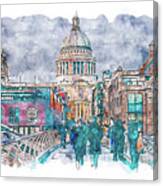 London Cityscape - 07 Canvas Print