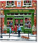 London Toy Store Canvas Print
