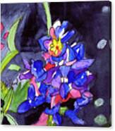 Vibrant Bluebonnet Canvas Print