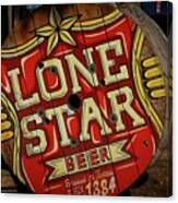 Lone Star Beer Canvas Print