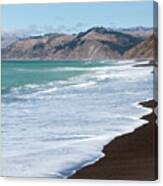 Lost Coast Surfline Canvas Print