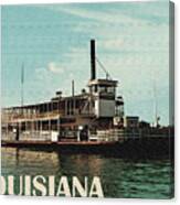 Louisiana, Ferry Boat Canvas Print
