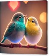 Love Birds 3 Canvas Print