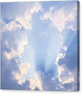 Love In The Clouds #2 Canvas Print