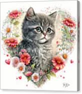 Love Kitten Canvas Print