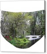 Low Country Springtime Face Mask Canvas Print