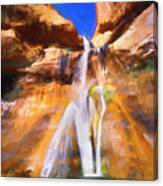 Lower Calf Creek Falls Utah X101 Canvas Print