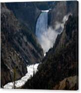 Lower Falls Ii, Yellowstone National Park, Wyoming Canvas Print