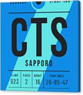 Luggage Tag E - Cts Sapporo Japan Canvas Print
