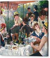 Luncheon Of The Boating Party By Pierre Auguste Renoir 1881 Canvas Print