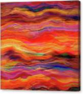 Luscious Flowing Vibrance Canvas Print
