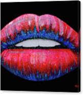 Luscious Lips Canvas Print
