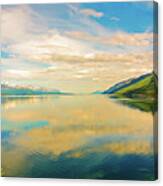 Lyngenfjord Looking North Canvas Print