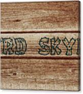 Lynyrd Skynyrd Rustic Canvas Print