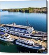 M/s Mount Washington At Center Harbor Canvas Print