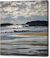 Maine Coast Beach Canvas Print