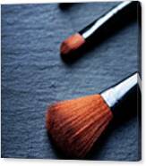 Makeup Brushes Set Canvas Print