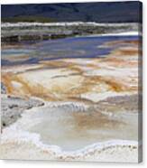 Mammoth Hot Springs Upper Terraces Canvas Print