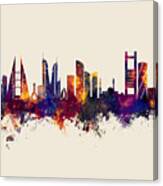 Manama Bahrain Skyline #01 Canvas Print
