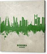 Manama Bahrain Skyline #17 Canvas Print