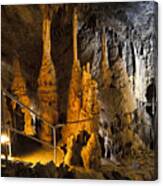 Marble Cave In Crimea Mountains Canvas Print