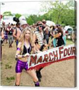 Marchfourth Marching Band Canvas Print