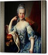 Maria Antoniette Of Austria By Martin Van Meytens Old Masters Classical Fine Art Reproduction Canvas Print