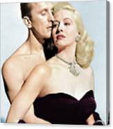 Marilyn Maxwell And Kirk Douglas Canvas Print