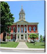 Marshall County Courthouse Plymouth Indiana 7121 Canvas Print