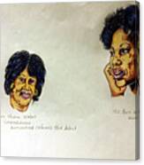 Maxine Waters And Toni Morrison Canvas Print