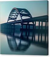 Memorial Bridge On Mississippi Canvas Print