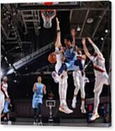 Memphis Grizzlies V Portland Trail Blazers Canvas Print