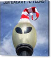 Merry Christmas From Roswell Canvas Print