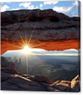 Mesa  Arch At Sunrise  - Canyonlands National Park Canvas Print