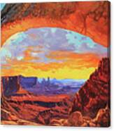 Mesa Arch Sunrise 1 Canvas Print