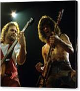 Michael Anthony And Eddie Van Halen Canvas Print