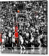 Michael Jordan The Last Shot 1b Canvas Print