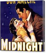 ''midnight'', 1939 -b Canvas Print