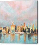 Midtown New York Skyline Morning Light Canvas Print