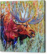 Mighty Moose Canvas Print