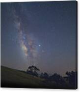 Milky Way In The Western Sky Canvas Print