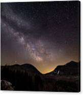 Milky Way On The Kancamagus Highway In The White Mountains Canvas Print