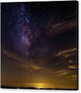 Milky Way Over Lake Murray Canvas Print
