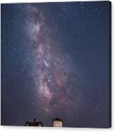 Milkyway Over Stage Harbor Print Canvas Print
