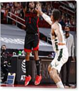 Milwaukee Bucks V Houston Rockets Canvas Print