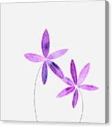 Minimal Flower Dream #1 #floral #wall #decor #art Canvas Print