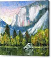 Mirror Lake, Yosemite Canvas Print