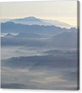 Misty Mountains, Andalucia Canvas Print